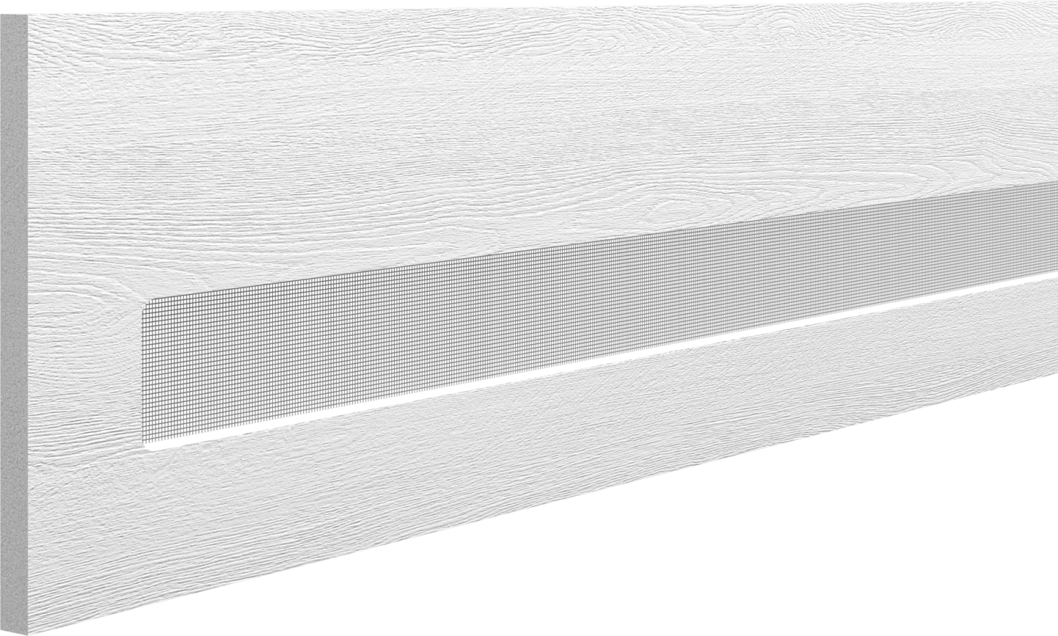 Frontier vented soffit board large opening groupe plastika